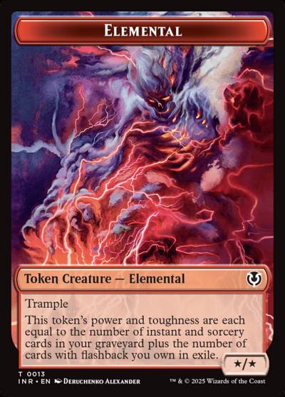 Elemental TINR-13 Innistrad Remastered Tokens Magic card