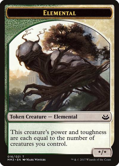 Elemental TMM3-16 Modern Masters 2017 Tokens Magic card
