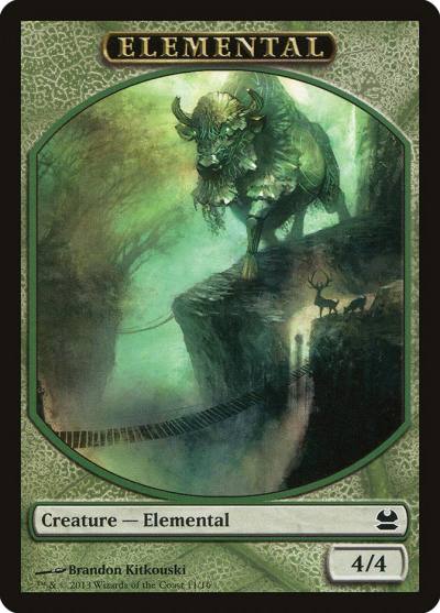 Elemental TMMA-11 Modern Masters Tokens Magic card