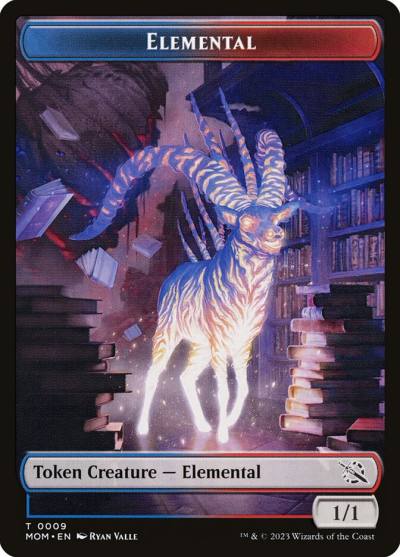 Elemental TMOM-9 March of the Machine Tokens Magic card