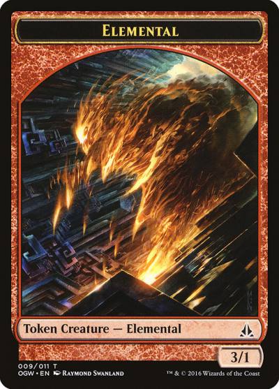 Elemental TOGW-9 Oath of the Gatewatch Tokens Magic card