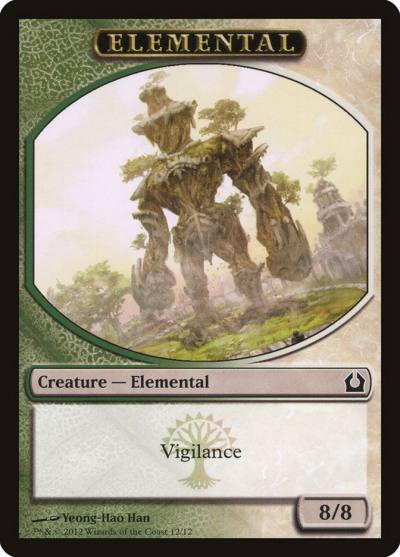 Elemental TRTR-12 Return to Ravnica Tokens Magic card