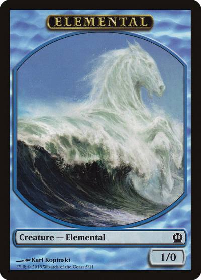 Elemental TTHS-5 Theros Tokens Magic card