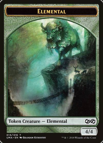 Elemental TUMA-13 Ultimate Masters Tokens Magic card