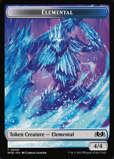 Elemental TWOE-9 Wilds of Eldraine Tokens Magic card