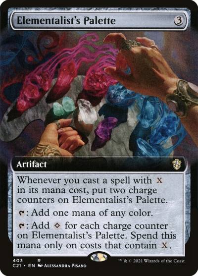 Elementalist's Palette C21-403 Commander 2021 Magic card