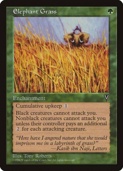 Elephant Grass VIS-104 Visions Magic card
