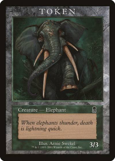 Elephant PR2-5 Magic Player Rewards 2002 Magic card