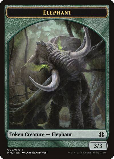 Elephant TMM2-9 Modern Masters 2015 Tokens Magic card