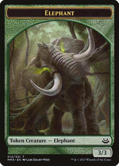 Elephant TMM3-12 Modern Masters 2017 Tokens Magic card