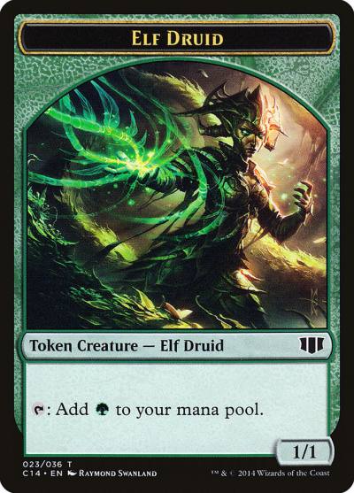 Elf Druid TC14-23 Commander 2014 Tokens Magic card