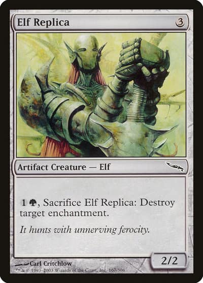 Elf Replica 167 Mirrodin Magic card