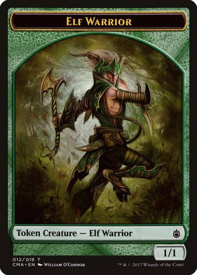 Elf Warrior TCMA-12 Commander Anthology Tokens Magic card