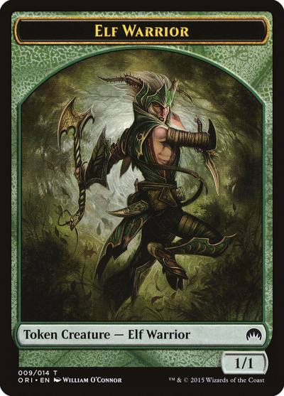 Elf Warrior TORI-9 Magic Origins Tokens Magic card