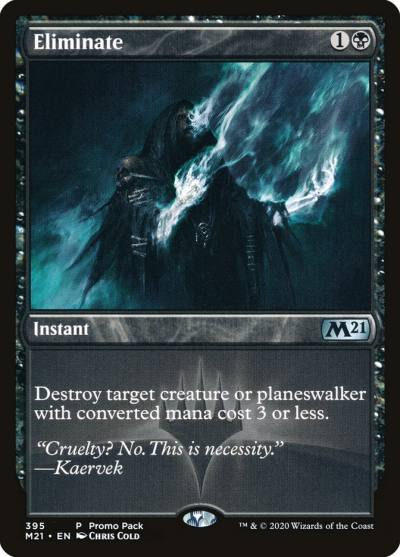 Eliminate M21-395 Core Set 2021 Magic card