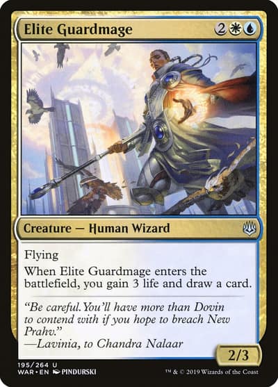 Elite Guardmage 195 War of the Spark Magic card