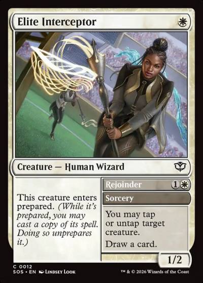 Elite Interceptor // Rejoinder SOS-12 Secrets of Strixhaven Magic card