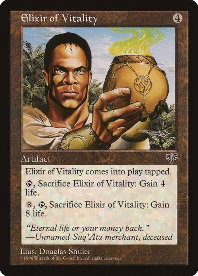 Elixir of Vitality MIR-300 Mirage Magic card