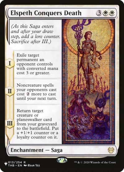 Elspeth Conquers Death PLST-THB-13 The List Magic card