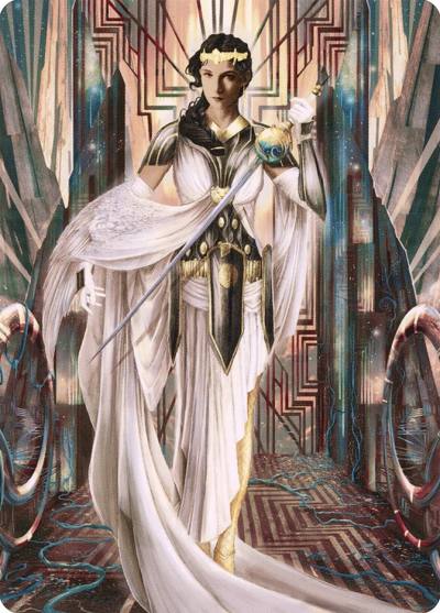 Elspeth Resplendent // Elspeth Resplendent ASNC-64 New Capenna Art Series Magic card
