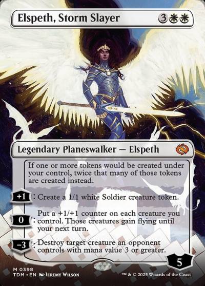 Elspeth, Storm Slayer TDM-398 Tarkir: Dragonstorm Magic card