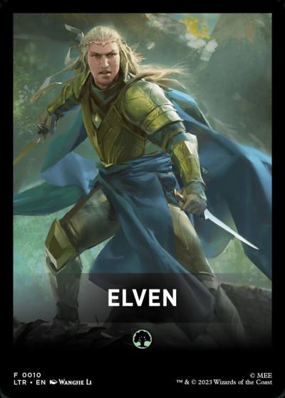 Elven FLTR-10 Tales of Middle-earth Front Cards Magic card