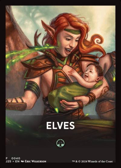 Elves FJ25-40 Foundations Jumpstart Front Cards Magic card