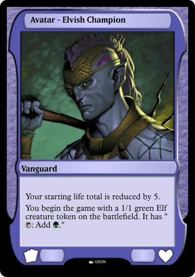 Elvish Champion Avatar PMOA-37 Magic Online Avatars Magic card