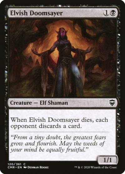 Elvish Doomsayer 120 Commander Legends Magic card