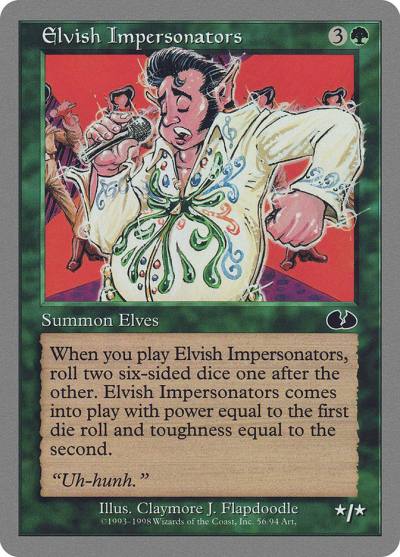 Elvish Impersonators UGL-56 Unglued Magic card