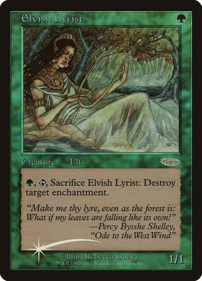 Elvish Lyrist PSUS-5 Junior Super Series Magic card
