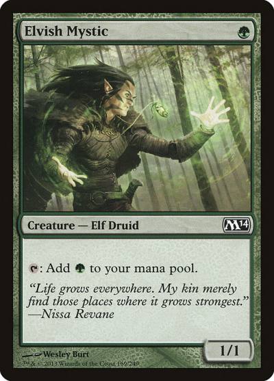 Elvish Mystic M14-169 Magic 2014 Magic card