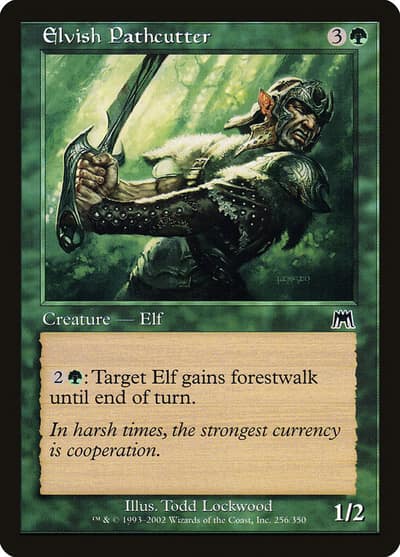 Elvish Pathcutter 256 Onslaught Magic card