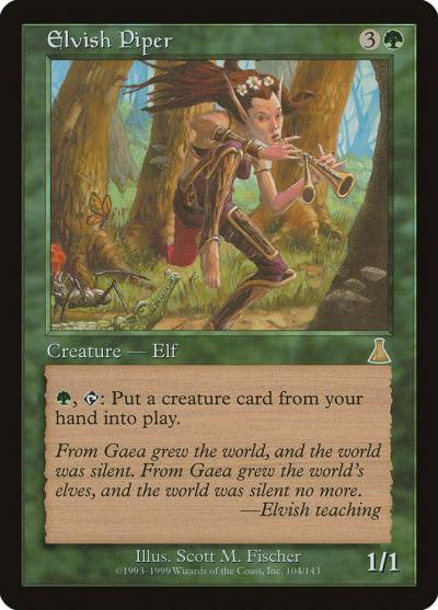 Elvish Piper UDS-104 Urza's Destiny Magic card