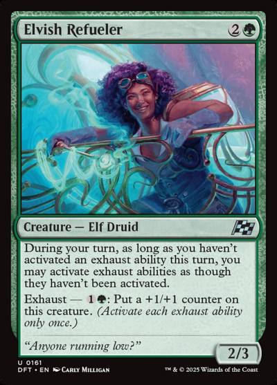 Elvish Refueler DFT-161 Aetherdrift Magic card