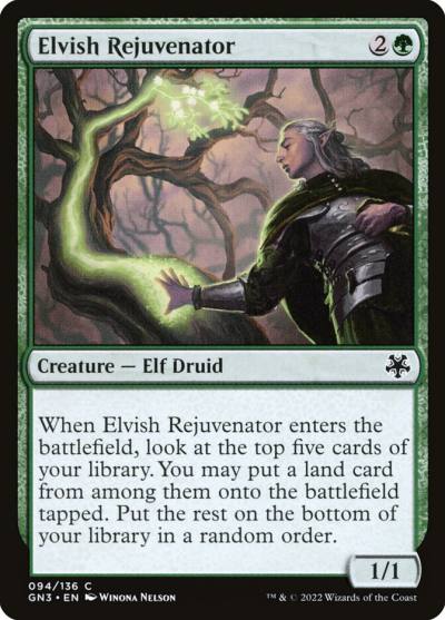Elvish Rejuvenator GN3-94 Game Night: Free-for-All Magic card