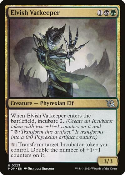 Elvish Vatkeeper 223 March of the Machine Magic card