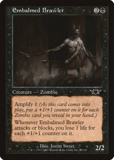 Embalmed Brawler 69 Legions Magic card