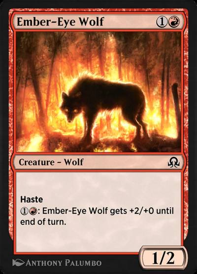 Ember-Eye Wolf SIR-152 Shadows over Innistrad Remastered Magic card