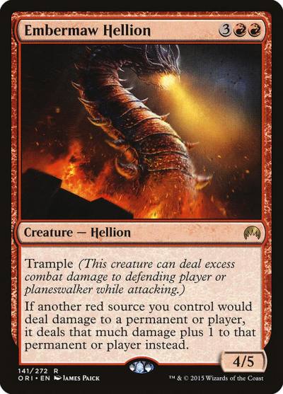Embermaw Hellion ORI-141 Magic Origins Magic card