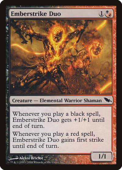 Emberstrike Duo 185 Shadowmoor Magic card