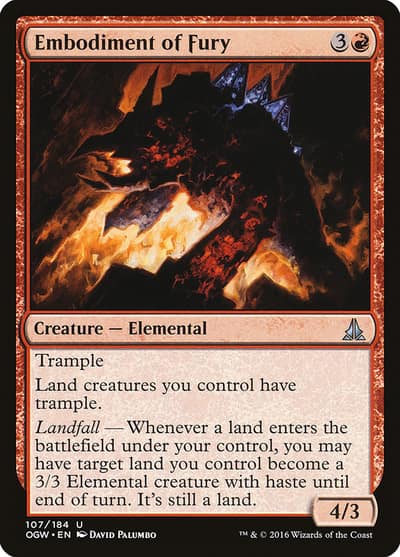 Embodiment of Fury 107 Oath of the Gatewatch Magic card