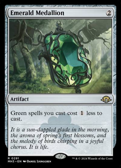 Emerald Medallion MH3-291 Modern Horizons 3 Magic card