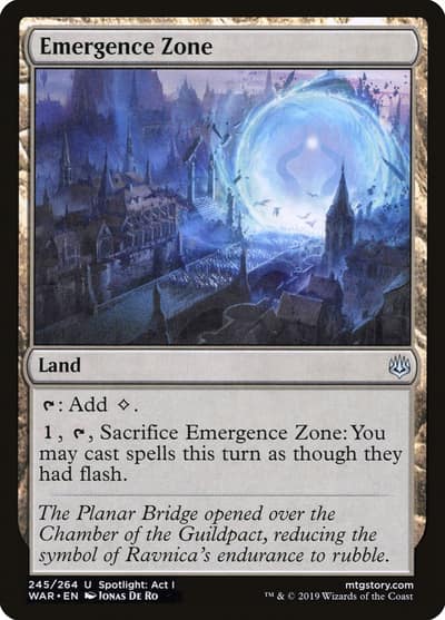 Emergence Zone WAR-245 War of the Spark Magic card