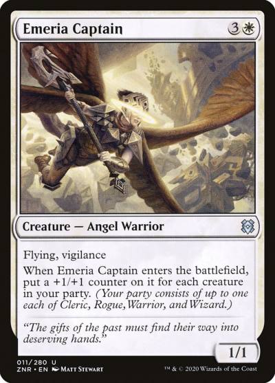Emeria Captain ZNR-11 Zendikar Rising Magic card