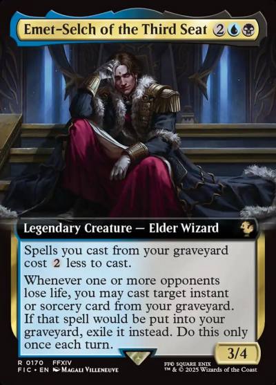 Emet-Selch of the Third Seat FIC-170 Final Fantasy Commander Magic card