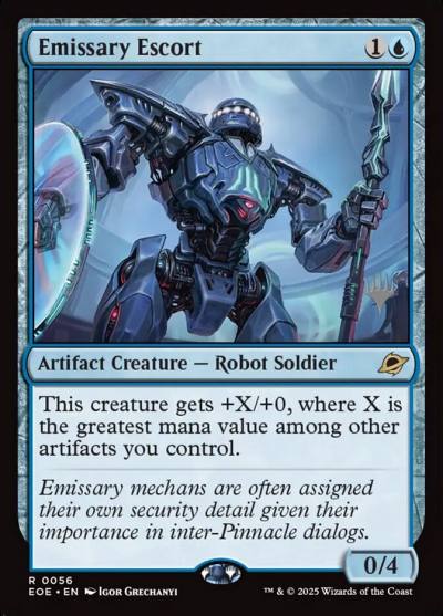 Emissary Escort PEOE-56P Edge of Eternities Promos Magic card