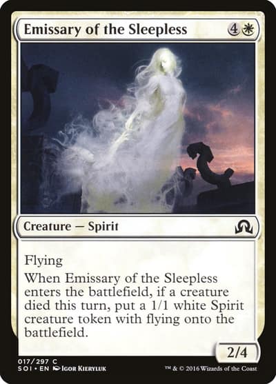 Emissary of the Sleepless 17 Shadows over Innistrad Magic card