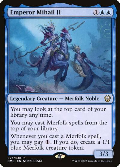 Emperor Mihail II DMC-23 Dominaria United Commander Magic card
