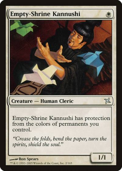 Empty-Shrine Kannushi BOK-2 Betrayers of Kamigawa Magic card